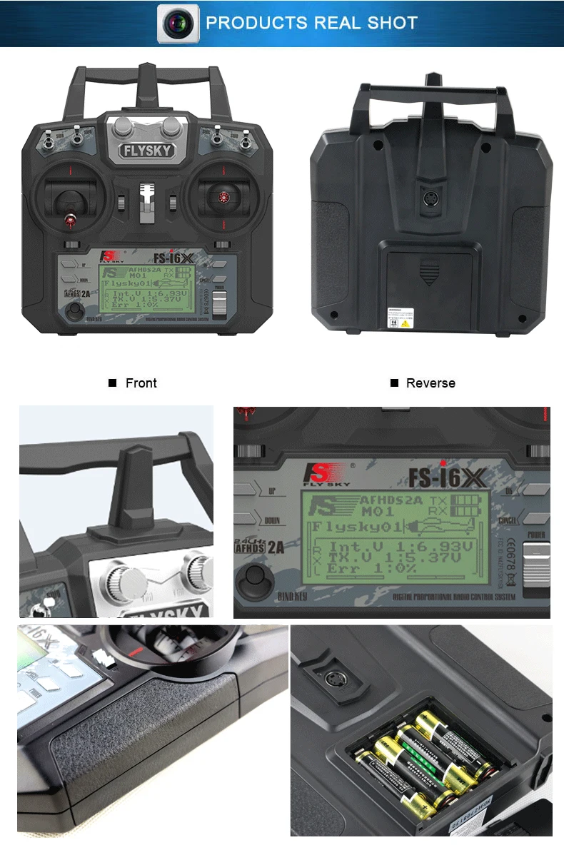 Flysky Fs I6x 2.4g 6ch Remote Controller Transmitter With Ia10b 10