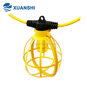 Ul 100ft Home Depot Temporary Work Light Construction Decorative Ul 100ft Home Depot Temporary Work Light Construction Decorative String Lights With Cages