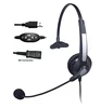 High Quality Headphone Monaural USB Call Center Headset with Noise Cancelling Microphone