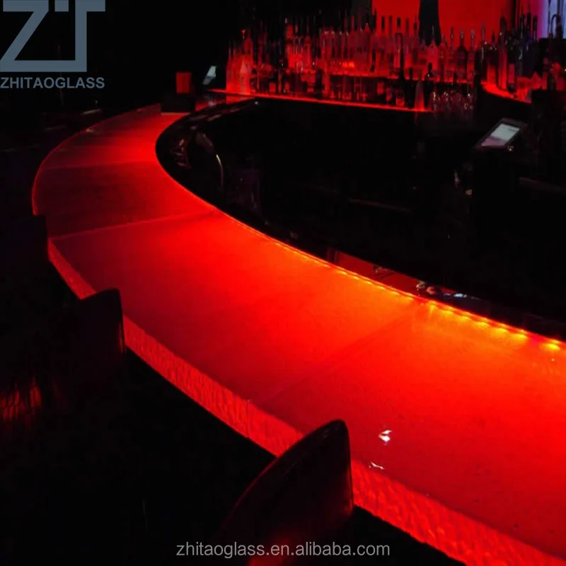 Commercial Translucent Led Bar Glass Countertops For Sale Buy