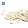 SK 14L 4 Holes fine edged classic design color bright custom polyester white four hole resin buttons for clothes