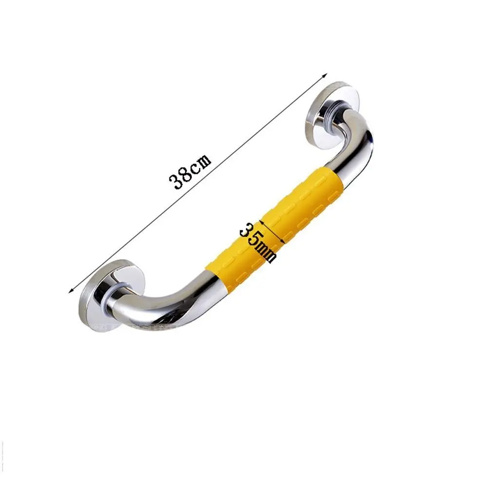TOYM US 304 stainless steel safety grab bars Wheelchair-accessible bathroom word toilet toilet toilet bathtub handrail elderly Disabled ( Size : 38cm )