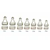 fashion solid brass D shape ring for bag strap