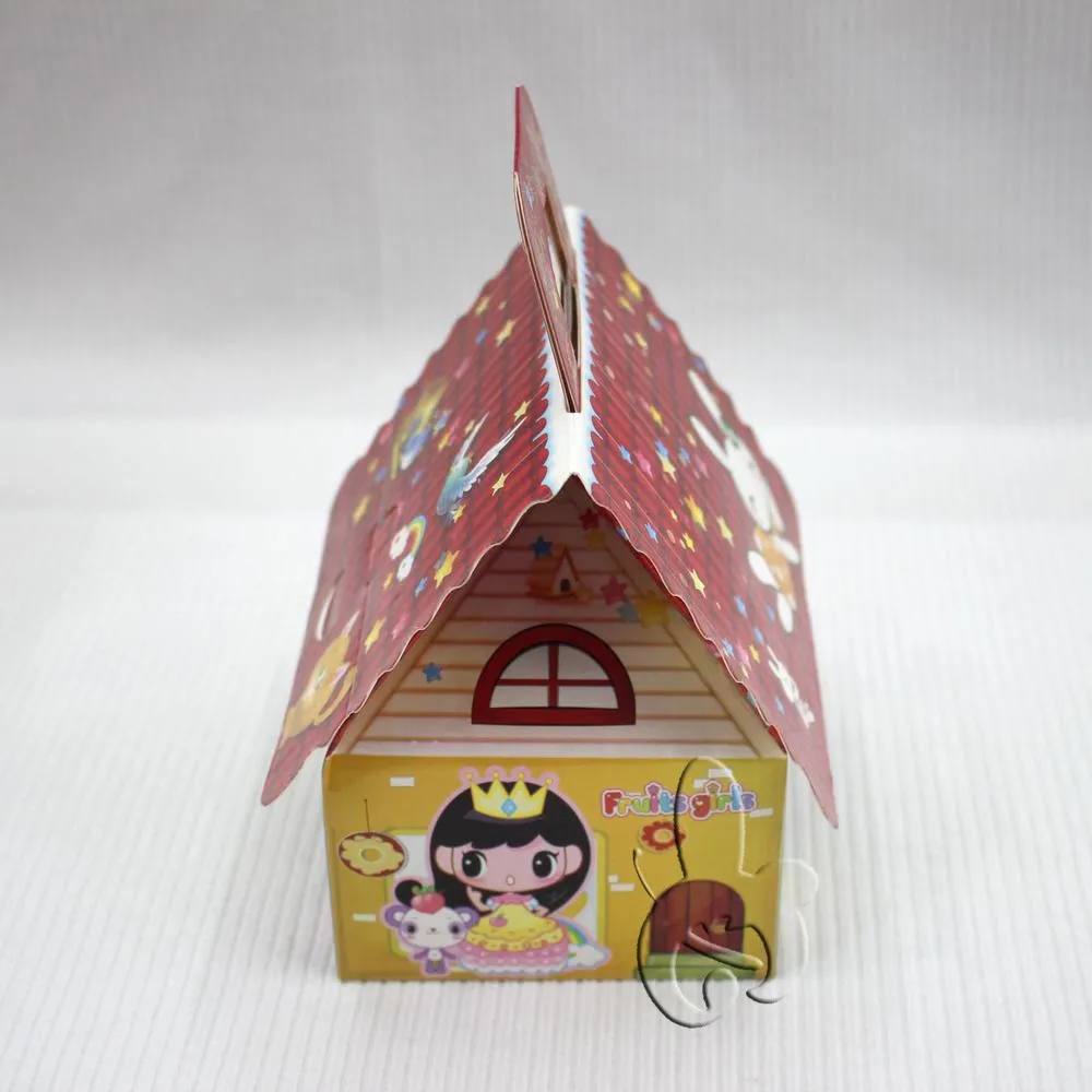 Wholesale And Custom Fancy House Shaped Empty Gift Boxes With Handle