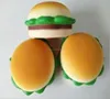 mini fake hamburger key chain