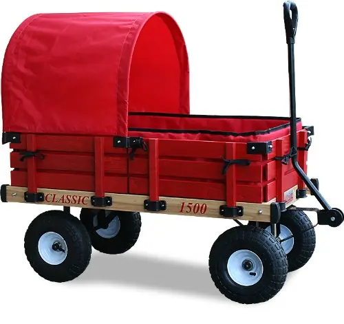 red wagon canopy