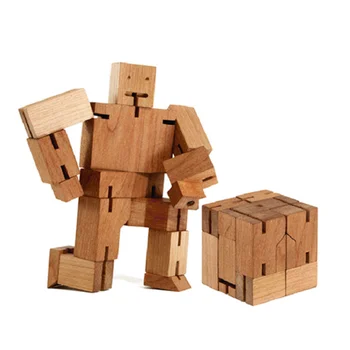 wooden children's toy with movement