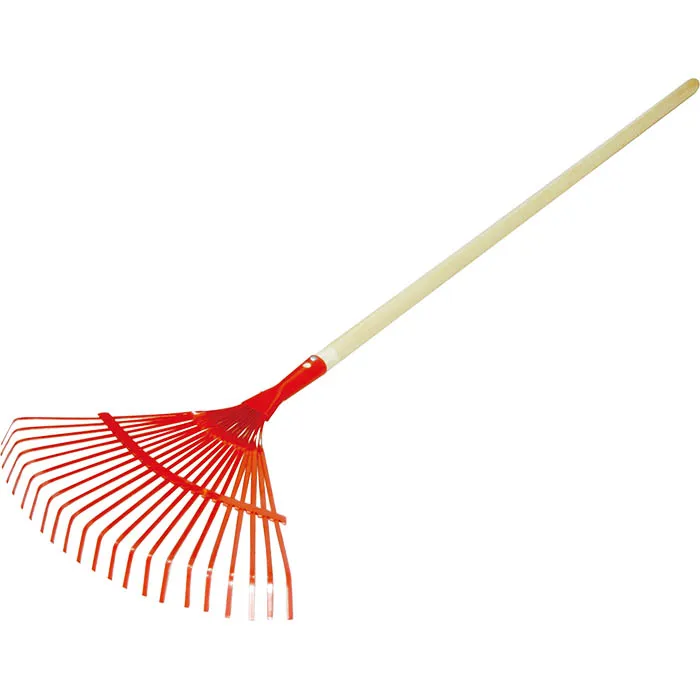 71345 22t Leaf Rake With Long Wooden Handle Buy Garden Rake With