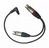 Custom Camera Hop Input Cable for Zaxcom (TA5F to Twin 3-Pin XLRF)