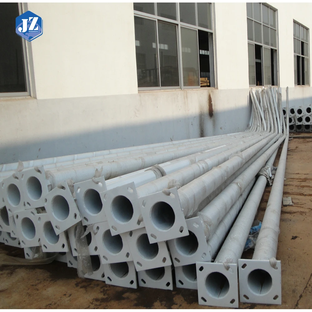 6 m 8 m 10 m 12 m 热镀锌路灯灯杆用于照明副主道路停车场和栅栏