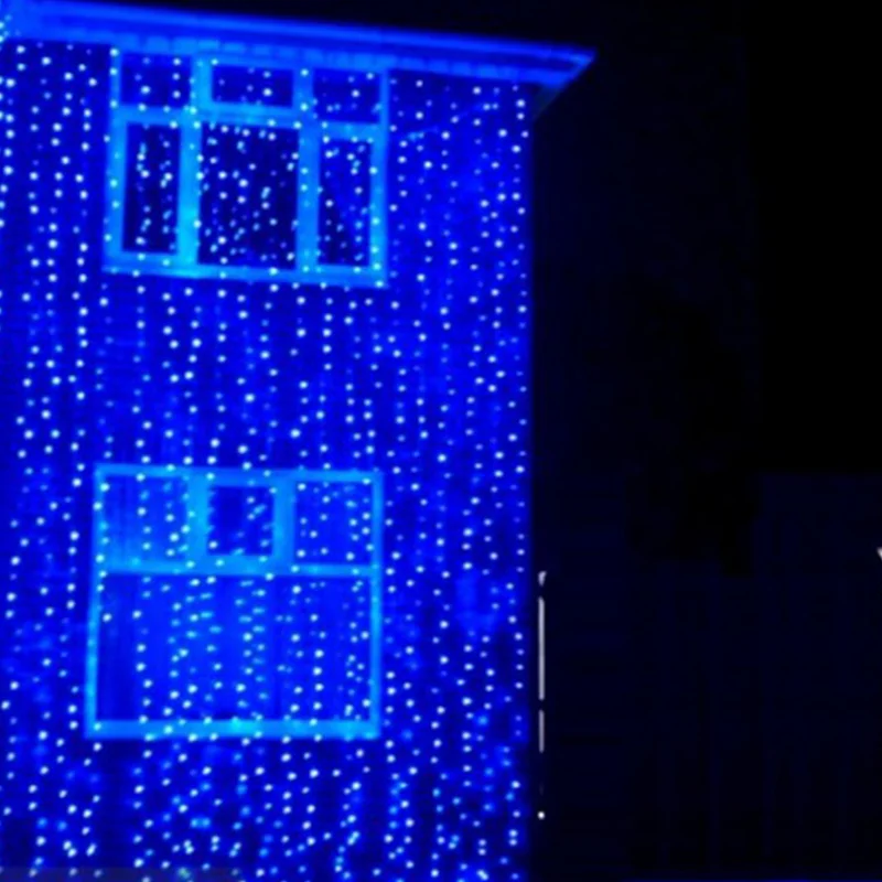 Led Christmas Lights Running Lights Outdoor Waterfall Curtain Hanging