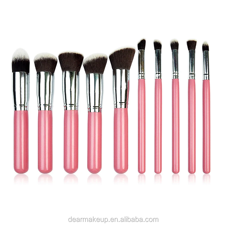 10pcs Pro Makeup Brushes Set Face Powder Foundation Concealer Brush With Taklon Synthetic Hair Buy 10pcs Makeup Brush Set Makeup Brush Set 10pcs Brush Set Taklon Hair Product On Alibaba Com