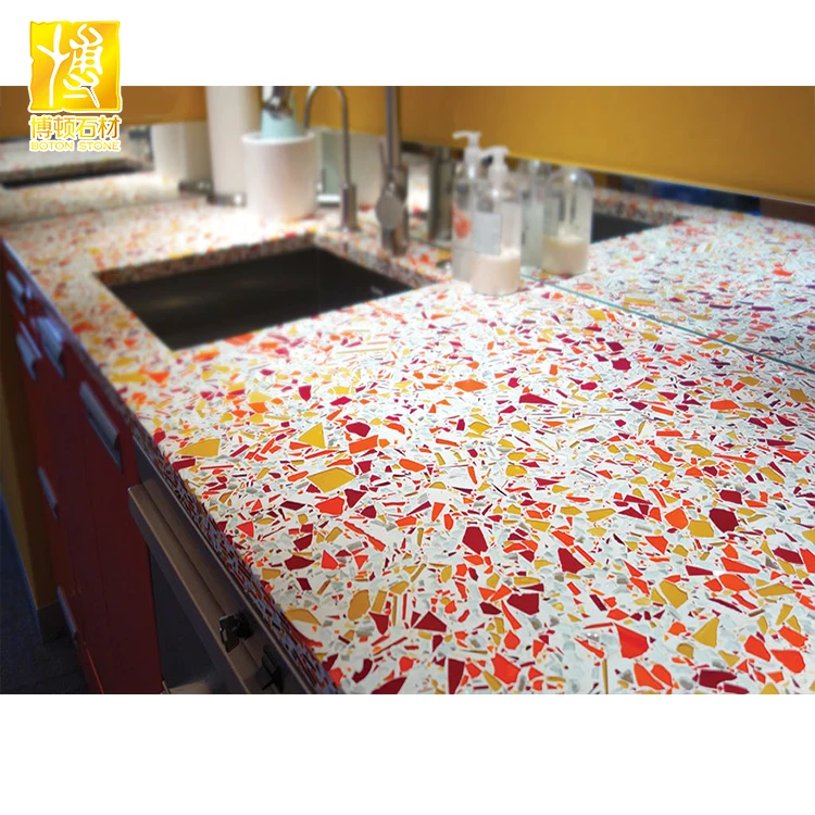 Artifical Multi Colors Terrazzo Kitchen Countertop Buy Multi Colors