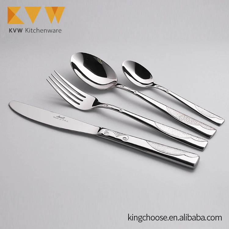 2018 Dubai Wholesale Market Dinnerware Sets Stainless Steel Cutlery