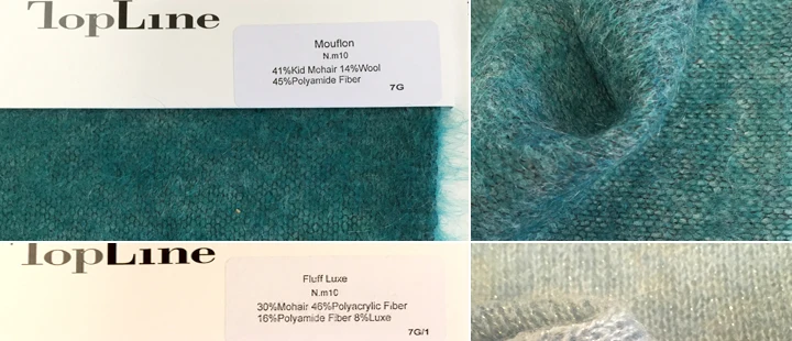 Fashion Top Line mohair yarn favored by korea textile companies