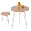 Cubby Plan LMMS-029 Nice Cute Children Furniture Wooden Kid Stool and Table