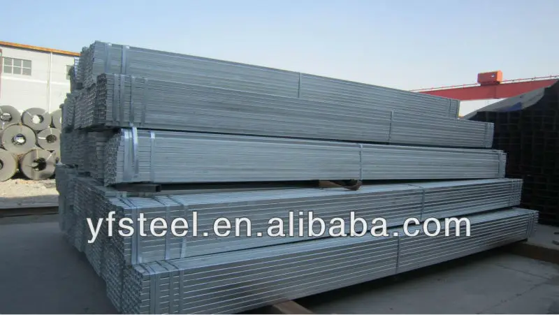 China Supplier 80x40 Hot Dip Galvanized Hollow Section Square 