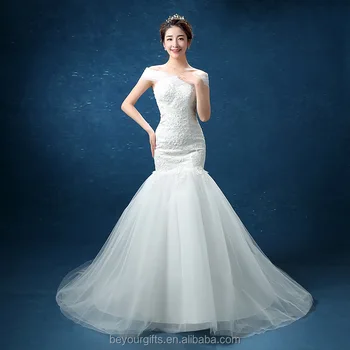 Mermaid Wedding Dress Chiffon Ruffle Sleeveless Bridal Gown Chapel Mermaid Wedding Dress Chiffon Ruffle Sleeveless Bridal Gown Chapel Train