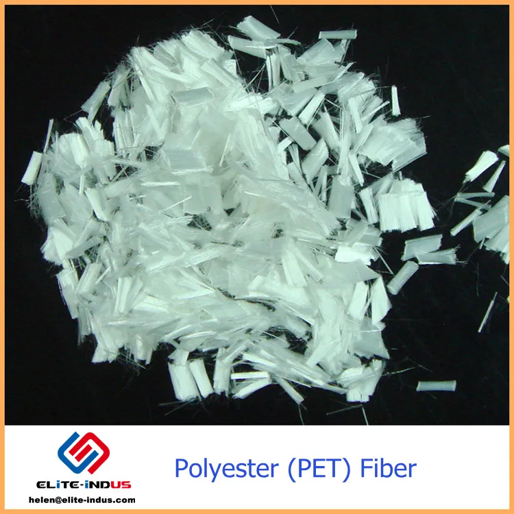 Pet Polyester Staple Fibre 6mm For Concrete Reinforcement - Buy ...