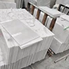 Polished white marble flooring border designs marble slab bathroom tiles