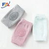 Amazon hot sale high elastic Knitted Silicone Anti-Slip Crawling Baby Knee Pads support sleeve for Unisex Baby Toddlers Kneepads