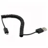 Fast charging data phone charger spring usb cable 3 in 1