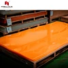 No impurities custom iridescent acrylic laminate sheet cast Machinable 5mm transparent Orange color acrylic sheet