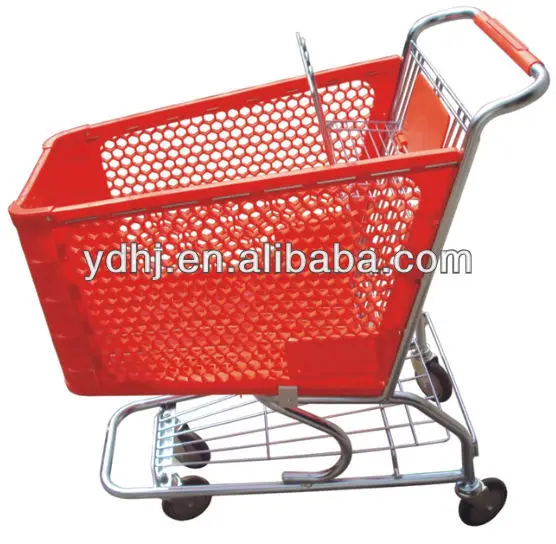 Wholesale Price 120180l Supermarket Plastic Grocery Shopping Carts For