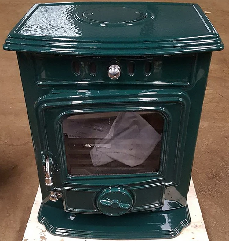 Exquisite Enamel Coated Wood Burning Ceramic Wood Fireplace Buy