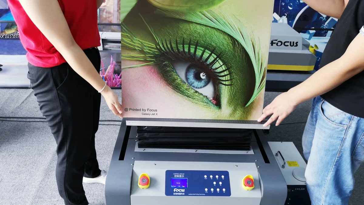 a1 size 90cm by 60cm digital inkjet uv photo printing machine