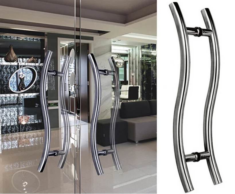 Jl1807 1200mm Long S Shaped Back To Back Entrance Door Handles S Pull