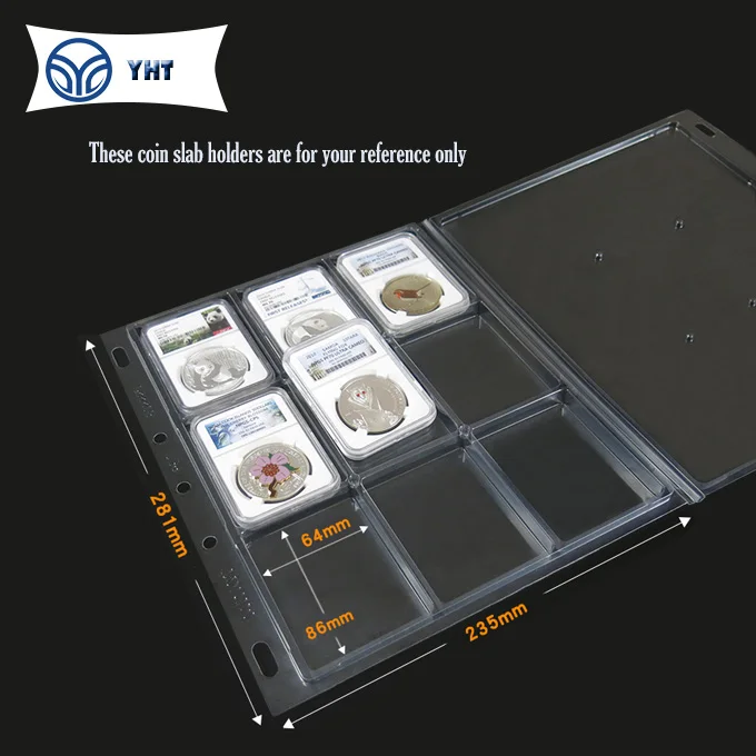 Coin Album Pvc Gift 4 Pages 9 Pages Each Page Coin Collection Page