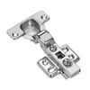 Carbon steel two way hinge for wardrobes 35mm cup clip on hinge