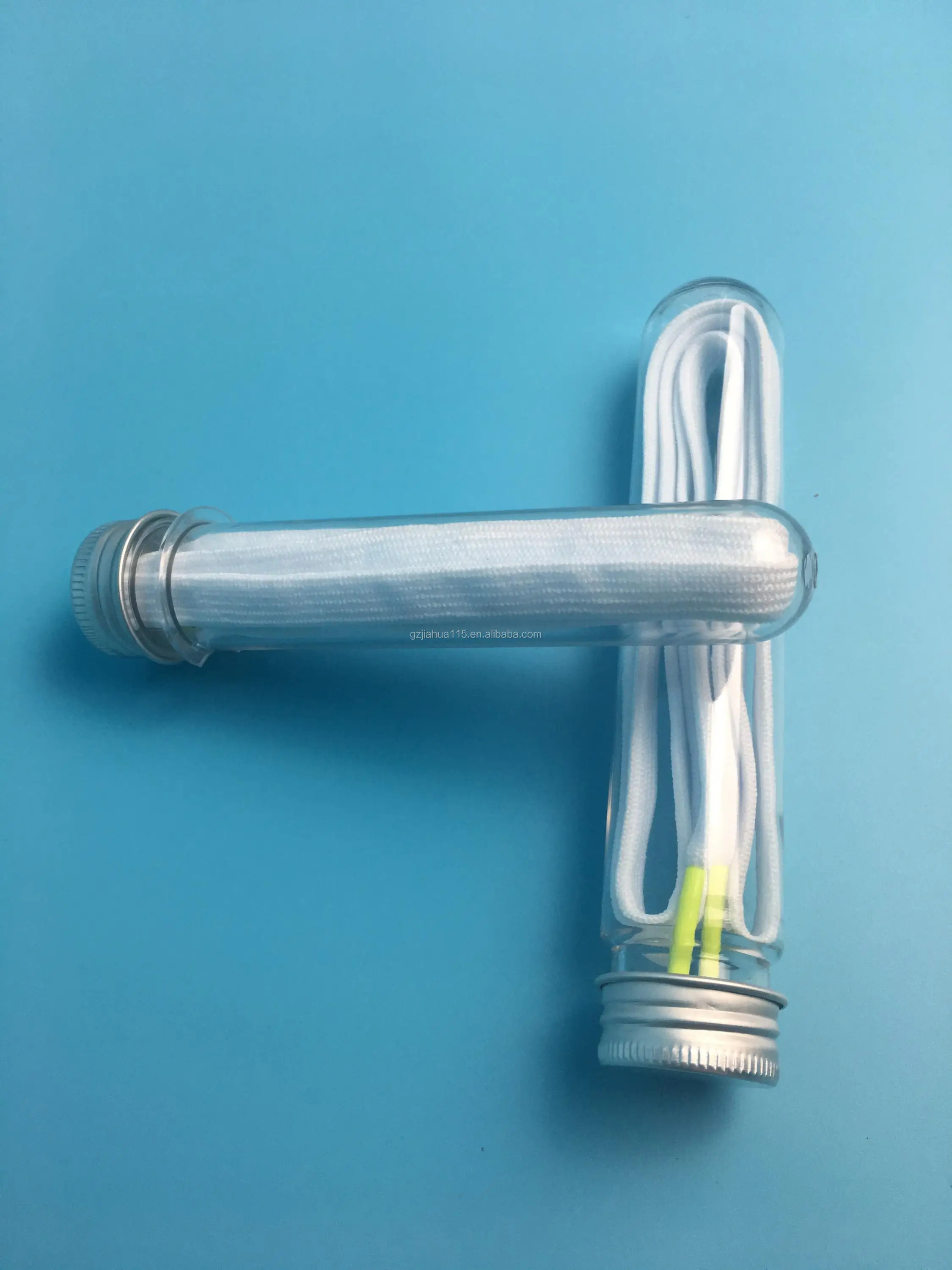 Transparent Shoelace Packaging Tube With Screw Lid Buy Shoelace