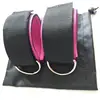 Neoprene padded exerciser fitness Ankle Straps wrist cuffs with metal D ring