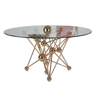 Modern Gold Stainless Steel Base With Tempered Glass Dinning Table Buy Dinning Table Glass Dining Table Dining Table With Glass Product On Alibaba Com