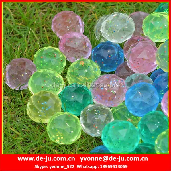 Shiny Gold Polygons Large Clear Plastic Ball Buy Large Clear Plastic