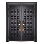 Porta de entrada de alum&iacute;nio fundido &agrave; prova de bala