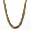 gold plated wholesale snake chain necklace hip hop jewelry