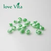 Hot Sale Soft Chewing Confectionery Drop Shaped Green Fruit Flavored Jelly Bean Candy