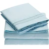 Amazon hot sale home textile solid embroidery set bedding
