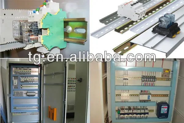 Mounting alu din rail