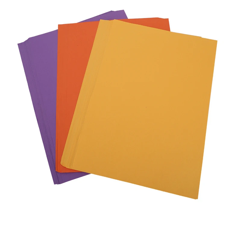 A4 size Woodfree paper coloful offset master paper OEM