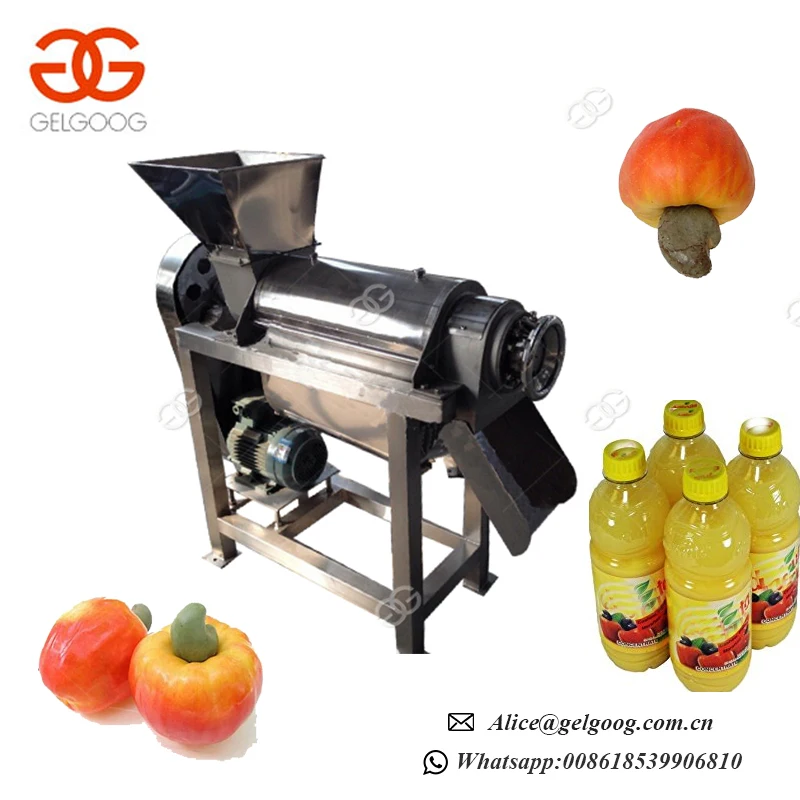 Automatic Cashew Milk Juice Extractor Cashew Apple Juice Making Machine