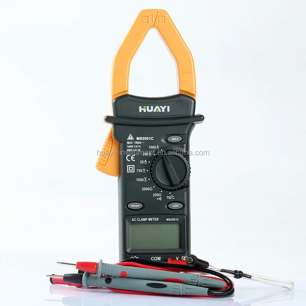 MS2001C 1000v 1000A AC Clamp Meter