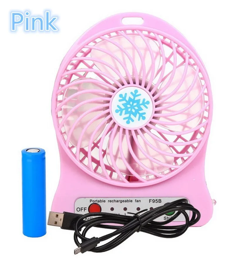 2019 hot-sale box fan wholesale portable rechargeable battery USB mini electric handy fan