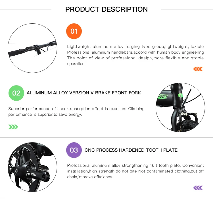 2019 Newest Fashion Custom Eco-Friendly Lightweight Folding Bike