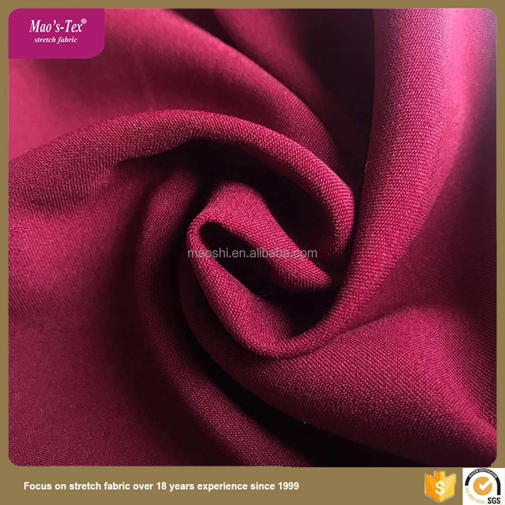 Polyester Angelica 4 Way Spandex Fabric For Fashion Garment - Buy ...