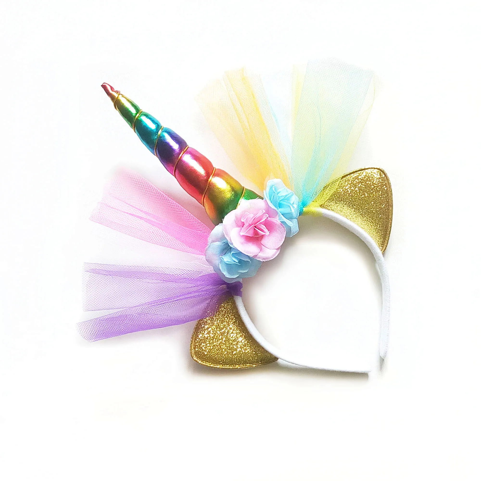 Fancy Girl Rainbow Party Unicorn Headbands Wedding Hair Accessories