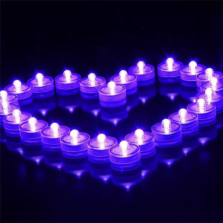 10pcs lot Romantic Waterproof Submersible LED Tea Light Electronic Candle Light for Wedding Party Christmas Valentine